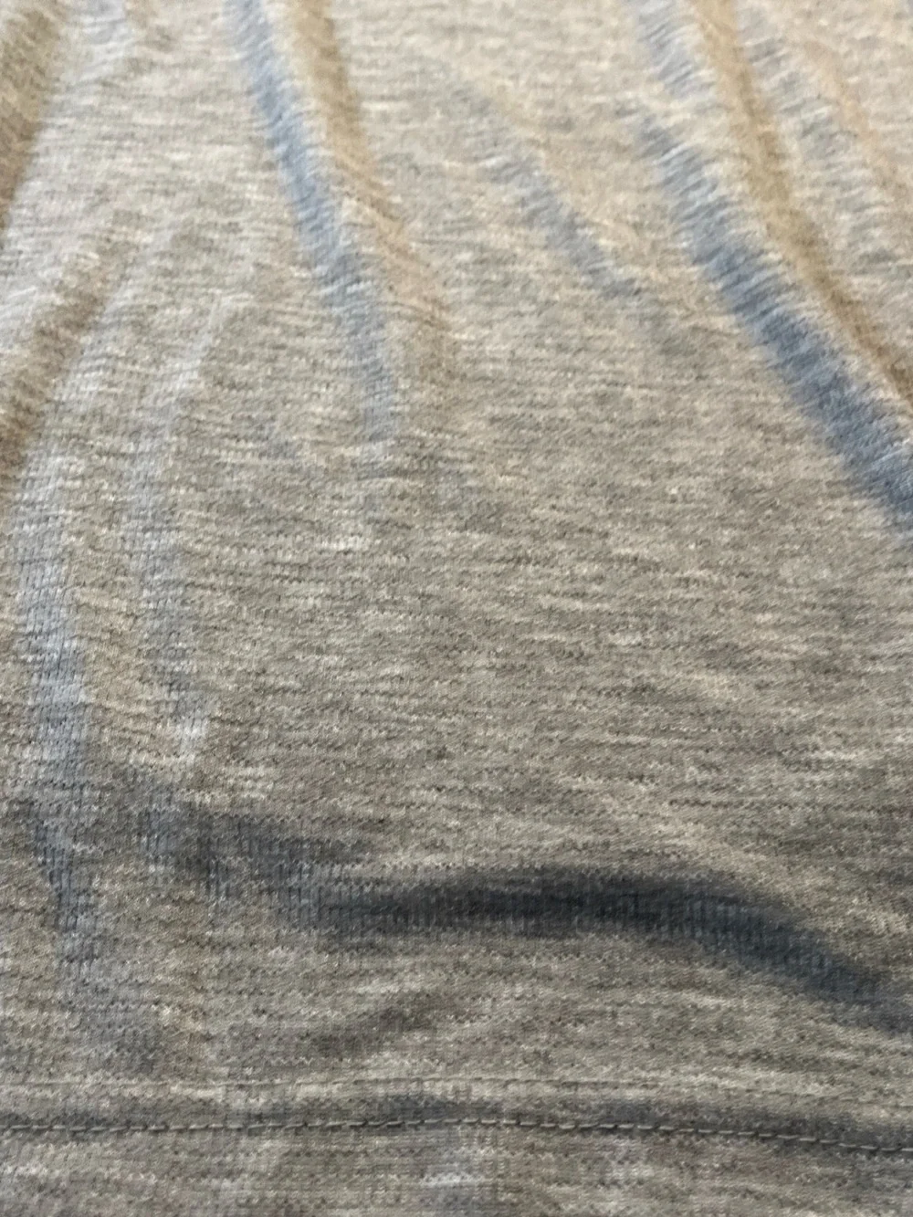 Lands' End Men's Light Heather Gray Thermal Top & Bottom Set